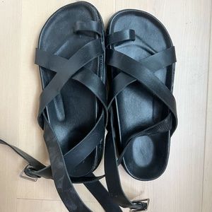 Liberte Black Gladiator Sandals